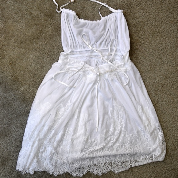 NWOT Hot As Hell HAH Lace Backless Mini Dr… - Picture 7 of 10